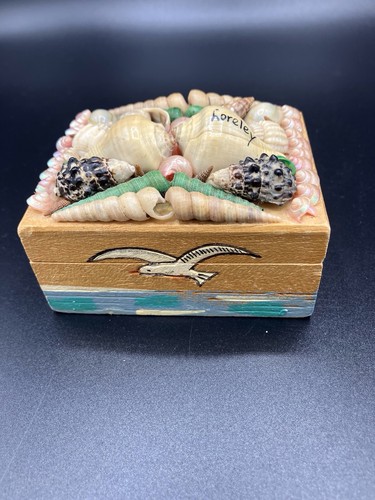 Vintage shell box - vintage,