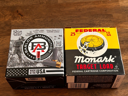 Empty shotgun shell boxes - boxes,