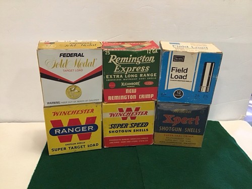 Lot empty vintage shotgun - lot,